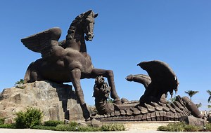 Pegasus, the inspiration for the Race and the Statue