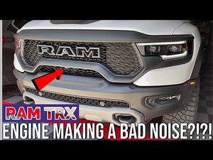 2021 RAM TRX Making a screeching sound while running, hot or cold, with less than 500 miles OMG!!!