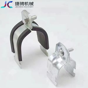 [Hot Item] Heavy-Duty P-Type Pipe Clamp with Shockproof Sheath Design