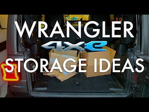 Wrangler 4XE Storage Ideas