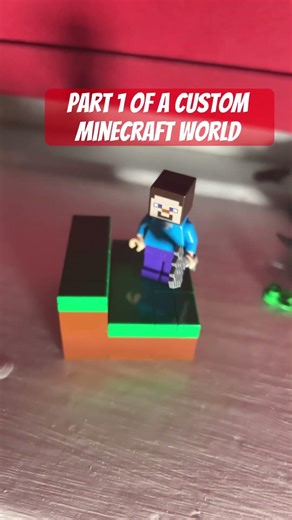 Part 1 of a custom Minecraft world #lego