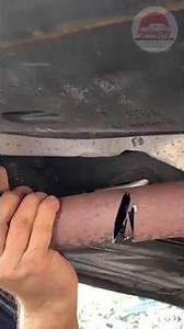 Farmer Repairs Rusty exhaust system #automobile #automotivetools #mechanic #repair #diy