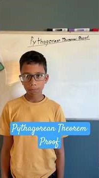 a² + b² = c²… But WHY? 🤔 | Pythagorean Theorem proof explained 💡📝