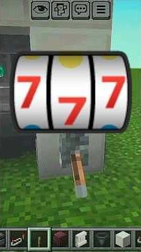 Working Slot machine 🎰 #minecraft