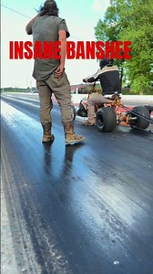 BANSHEE Faster than a Radial Drag Car? #banshees