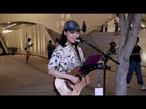 全哥點唱 - 多少柔情多少淚 + Tennessee Waltz / Changing Partners - Maria 音樂分享-4K影片-西九戲曲中心 文化廣場 BUSKING - 250622