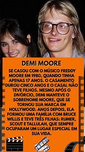 O Primeiro Casamento de Demi Moore Que Poucos Conhecem