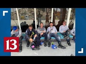 Indiana Task Force 1 returning from Florida condo collapse