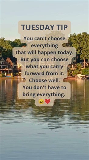 Why you should leave the bad stuff behind #TuesdayTip