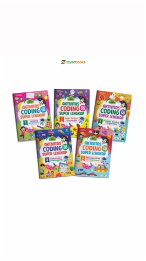 rekomendasi buku coding super lengkap untuk anak SD level 1-5 🤩