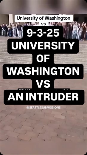 Chewbacca on Instagram: "TALK ABOUT UNITY!!! Shout out to the #universityofwashington 👑🔥🔥🔥🔥🔥 An intruder came into a smex lecture & started chanted racial slurs, ableist statements, and hailing ZITLER. They took to him LIKE SPARTA #letsbeclearcosmo #worldnews #americanpolitics"