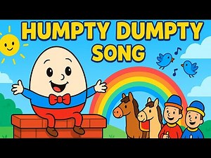 Humpty Dumpty Kids Song | Nursery Rhyme Animation | Fun Learning Video for Children