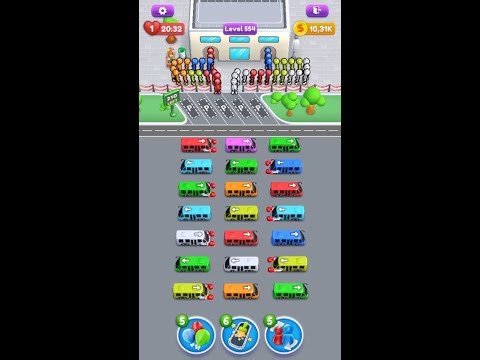 Crowd Express Boarding Puzzle Level 554
