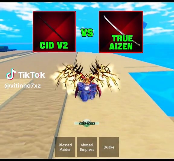 Sailor Piece V2 vs True Aizen Showcase | Roblox