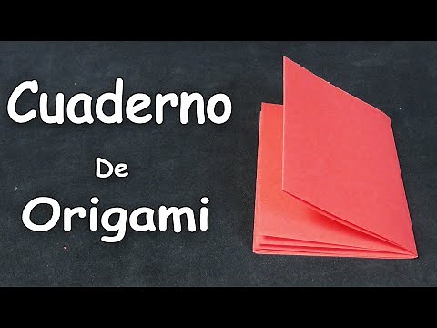 How to Make an Easy ORIGAMI Notebook - Step by Step