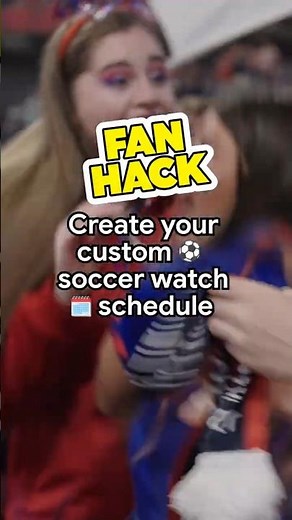 Build your custom soccer schedule with Search 📅