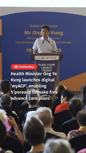 50K views · 162 reactions | MOH, AIC and GovTech have launched a new digital Advance Care Planning (ACP) tool, known as “myACP" that enables individuals to easily make their Advance Care Plans online for free, without the need of a facilitator. The ACP tool helps individuals formally document how they want to be cared for and what matters most to them medically, if they lose decision-making capacity in the future. | Mothership | Facebook
