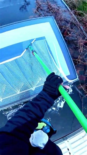 window Cleaning in dublin leblanc meridian. #windowcleaning #shorts