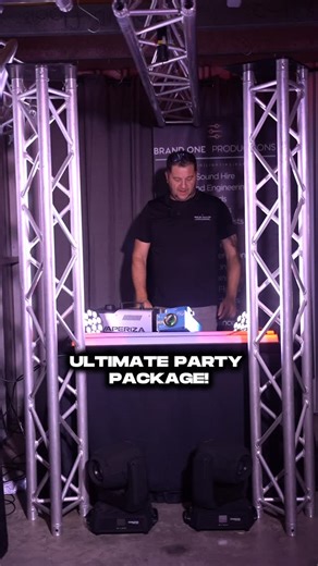 Brand One Productions on Instagram: "Ultimate Party Package 🔥 This setup is designed to completely transform your event space. What’s included: • 2 truss stands • 2 moving heads • 2 large premium moving heads • 2 wash lights • 2 bar lights • Full DMX lighting control All lighting is controlled through an iPad app, giving you complete control over the atmosphere. I handle all DMX programming, create ready-to-use presets, and teach you how to operate the system so it’s simple on the night. Also i