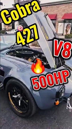 500HP 427 Backdraft Racing RT4B Roadster, a replica of the 1965 Shelby Cobra. #mustang #coyote