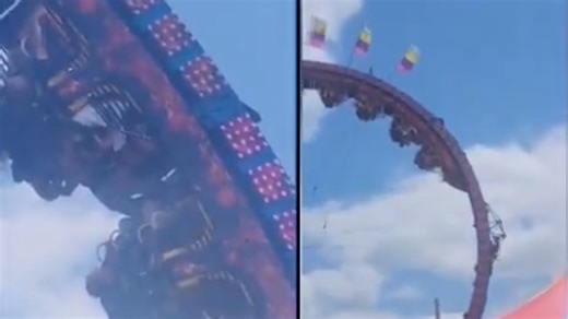 Riders stuck upside down in roller coaster for three hours due to technical glitch | Watch