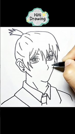 Draw Aki Easily #akihayakawa #aki #chainsawman #anime #draw #hihidrawing #drawing