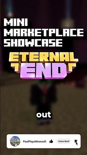 Minecraft Mini Marketplace Showcase: Eternal End 1.1! #minecraft #minecraftmods #shorts #gaming