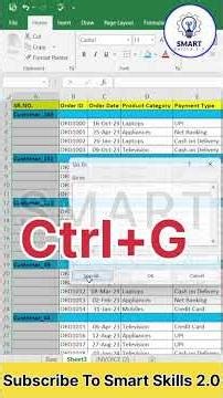 Serial Number Shortcut Tricks In Excel | Interview Questions Of Excel #excel#exceltips#excelformulas