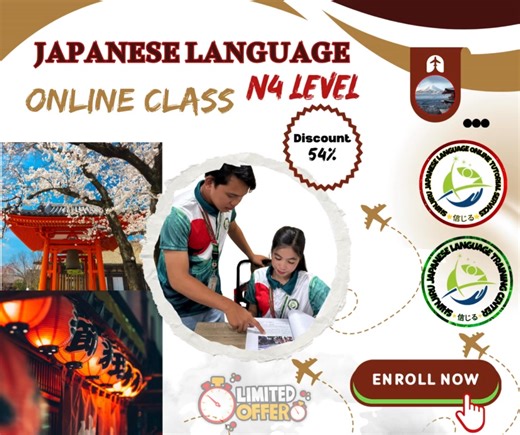 🎄𝗕𝗘𝗥-𝗠𝗢𝗡𝗧𝗛𝗦 𝗣𝗥𝗢𝗠𝗢 𝐄𝐍𝐑𝐎𝐋𝐋𝐌𝐄𝐍𝐓 𝐅𝐎𝐑 𝗗𝗘𝗖𝗘𝗠𝗕𝗘𝗥 𝐁𝐀𝐓𝐂𝐇 𝐍𝟒 𝐋𝐄𝐕𝐄𝐋 𝐖𝐈𝐓𝐇 𝟓𝟒% 𝐃𝐈𝐒𝐂𝐎𝐔𝐍𝐓 𝐈𝐒 𝐍𝐎𝐖 𝐎𝐏𝐄𝐍❗ 𝘛𝘢𝘱𝘰𝘴 𝘬𝘢 𝘯𝘢 𝘣𝘢𝘯𝘨 𝘮𝘢𝘨-𝘢𝘳𝘢𝘭 𝘯𝘨 𝘉𝘢𝘴𝘪𝘤 𝘓𝘦𝘷𝘦𝘭 𝘯𝘨 𝘑𝘢𝘱𝘢𝘯𝘦𝘴𝘦 𝘓𝘢𝘯𝘨𝘶𝘢𝘨𝘦? Gustong e-level up ang Nihongo Skills para sa preparation for JLPT N4 or JFT A2? 🎄𝗪𝗲 𝗮𝗿𝗲 𝗻𝗼𝘄 𝗮𝗰𝗰𝗲𝗽𝘁𝗶𝗻𝗴 𝘀𝘁𝘂𝗱𝗲𝗻𝘁𝘀 𝗳𝗼𝗿 𝗼𝘂𝗿 𝗗𝗘𝗖𝗘𝗠𝗕𝗘𝗥 𝗕𝗔𝗧𝗖𝗛 𝗡𝟰 𝗖𝗟𝗔𝗦𝗦❗ 𝗔𝘃𝗮𝗶𝗹 𝗼𝘂𝗿 𝗟𝗜𝗠𝗜𝗧𝗘�