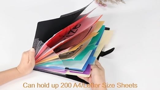7-Pockets Expanding File Folders File Jackets 