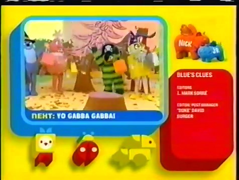 Nick Jr Split Screen Credits (October 29, 2007) #2