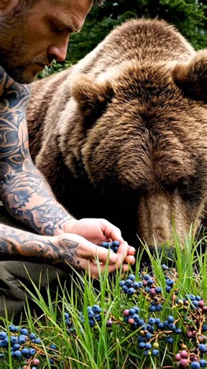 Blueberry Grizzly Bear #nature #wildlife #bear | Tattoo Worthy