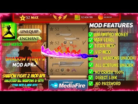 Shadow Fight 2 Mod Apk 2.34.6 Latest Version 2025 - Unlimited Money, Max Level 52 Vip Mod Hack apk