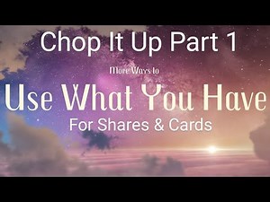 Chop it Up: 2 Ways to Cut 12x12 Pattern Paper For Card Makers, Using What I Have In My Craft Room