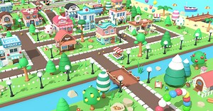 Cartoon Town - Low Poly Assets | 3D Environments | Unity Asset Store