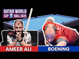 Ameer Ali vs Shane Van Boening | Qatar World Cup 10-Ball 2025 | Intense Battle!
