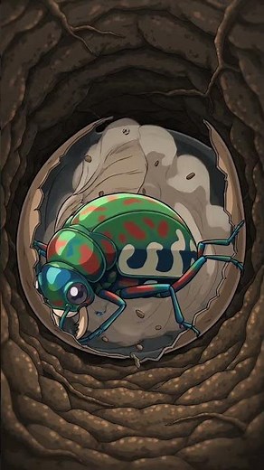サクッと解説！ハンミョウってどんな一生を過ごすの？ #生き物