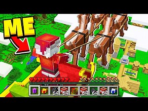 I Became SANTA CLAUS in MINECRAFT!