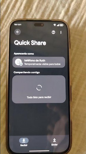 Como compartir fotos y videos en full HD Quick share