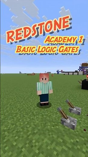 Minecraft Redstone Basics Ep 1: Logic Gates Explained!!!#minecraft #minecraftshorts#redstonetutorial
