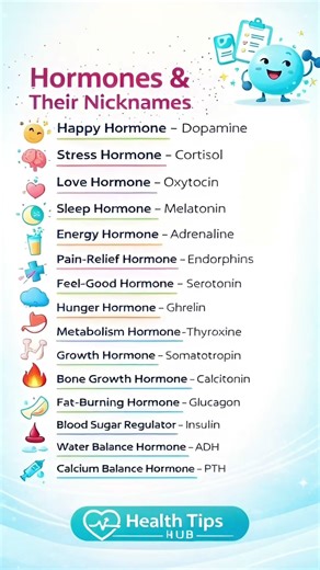 These Hormones Control Your Body 🧠 #shorts