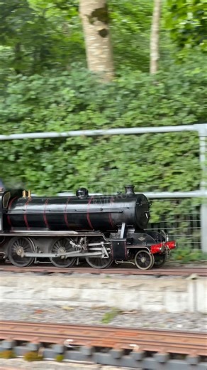 K2 MOGUL MIGHT! This Miniature Steam Locomotive Is Digging In 🚂💪 #MiniatureRailway