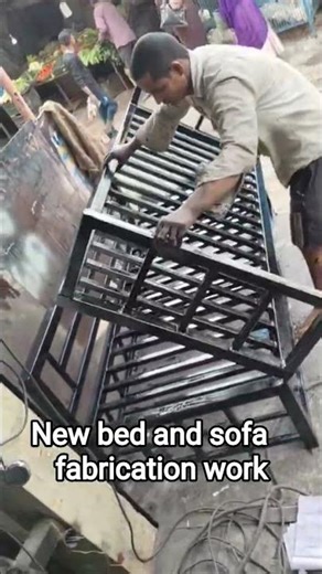 #new bed and sofa fabrication work 🙏