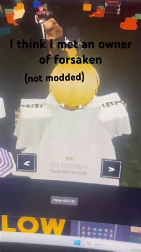 Yayy I met owner i think #roblox #funny#forsaken