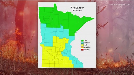 Shoreview brush fire underlines dangers of spring conditions