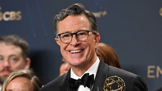Stephen Colbert receives standing ovation after The Late Show wins at 2025 Emmy Awards