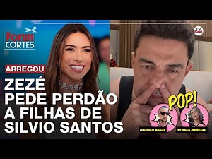 Após perder contratos, Zezé di Camargo pede desculpas às filhas de Silvio Santos