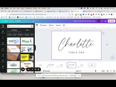 How to Bulk Create Place Cards in Canva