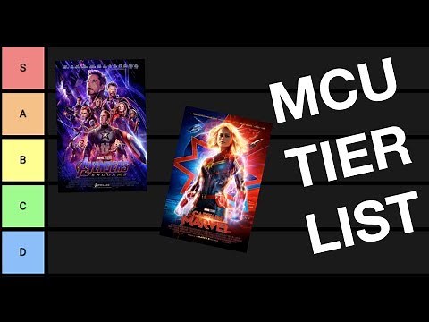 MARVEL CINEMATIC UNIVERSE TIER LIST