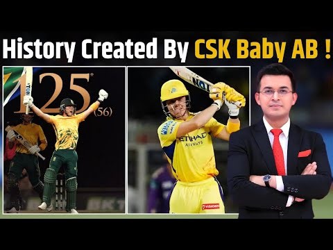 Dewald Brevis' 41-ball hundred makes AB de Villiers remind IPL teams of CSK's masterstroke !